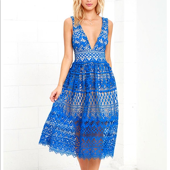 Dresses & Skirts - Blue Midi Dress